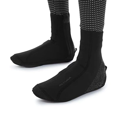 Image of Altura Thermostretch III Overshoes Black, Medium/Thermo Stretch 3 Over Shoe Cover Boot Sock Pair Bicycle Cycling Cycle Biking Bike Road MTB Mountain Ride Commuting Commute Footwear Feet Foot Wear