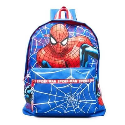 Image of Spiderman Backpack for Kid&#039;s Roxy Dynamic, Red &amp; Blue, Pack of 1