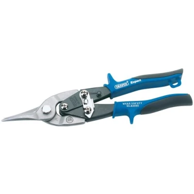 Image of Draper Soft Grip Compound Action Tinman&#039;s Aviation Shears, 250mm