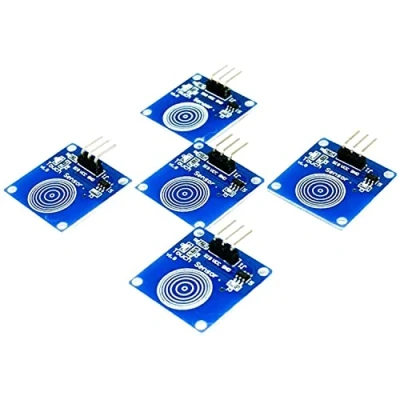 Image of AZDelivery 5 x TTP223B Digital Touch Sensor Capacitive Switch Module compatible with Arduino Including E Book!