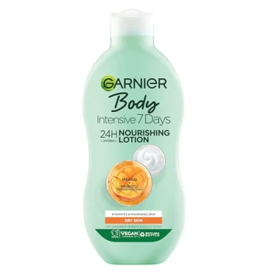 Image of Garnier Body Intensive 7 Days Nourishing Lotion, Mango, 400 Ml, Pack Of 1