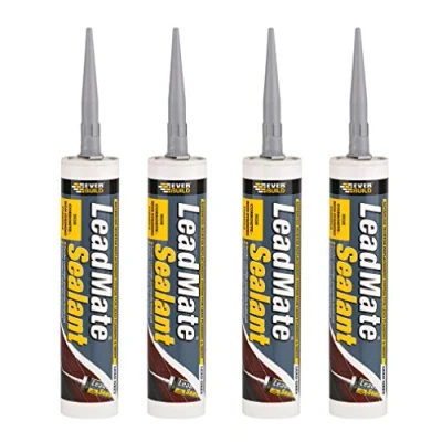 Image of Everbuild 4 X Lead Mate Sealant 310 ml Grey