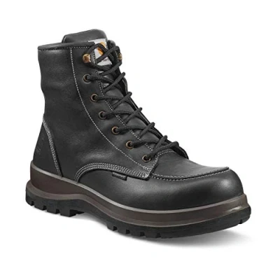 Image of Carhartt Men&#039;s Hamilton Rugged Flex Waterproof S3 Safety Boot, Black, 5_point_5