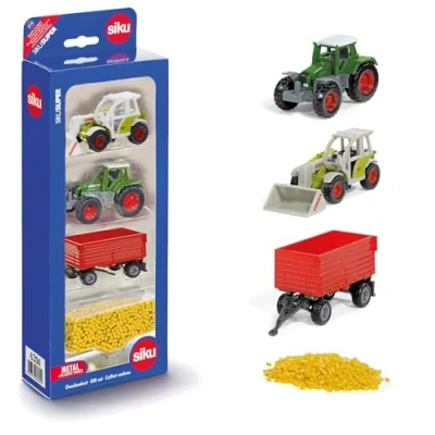 Image of siku 6304, Farming Gift set, 4 piece, Metal/Plastic, Multicolour, Play Movable parts