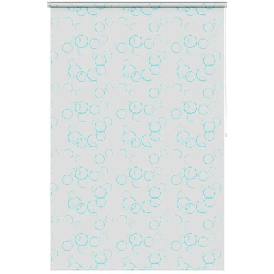 Image of vidaXL Shower Roller Blind 160x240 cm Bubble