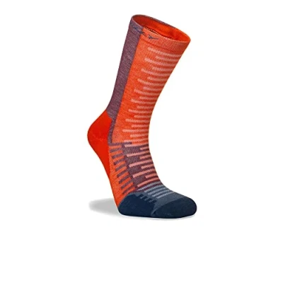 Image of Hilly, Active Crew Min Cushioning, Orange/Burgundy, Size XL