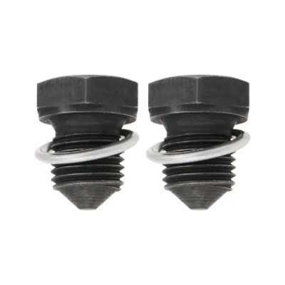 Image of OTOTEC 2pcs Oil Pan Plug M14x1.5 Steel Sump Screw Compatible with AUDI 100 200 SKODA FABIA VW