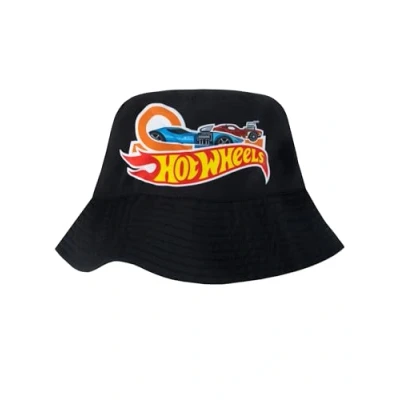 Image of Hot Wheels Boys Hat Bucket for Car Official Merchandise Black One Size