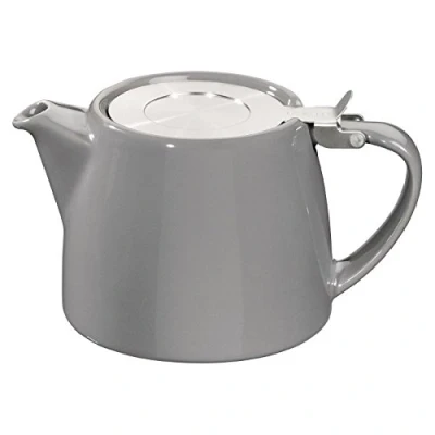Image of Commercial Stump Teapot Tea Pot Jug Serve Grey 510ml Restaurant B&amp;B Hotel Cafe