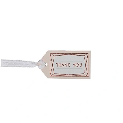 Image of Neviti Geo Blush Luggage Tags, Pack of 10