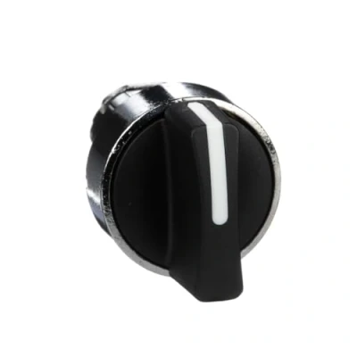Image of Schneider Electric Rotary Switch, Head Only, 3 POSITION Spring Return Left &amp; Right to Centre, Standard Handle