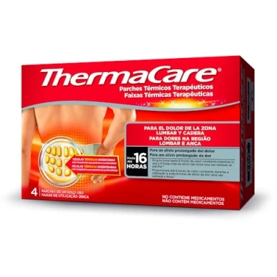 Image of Thermacare Therapeutic Pain Patch for Lumbar and Cader 4 unidades
