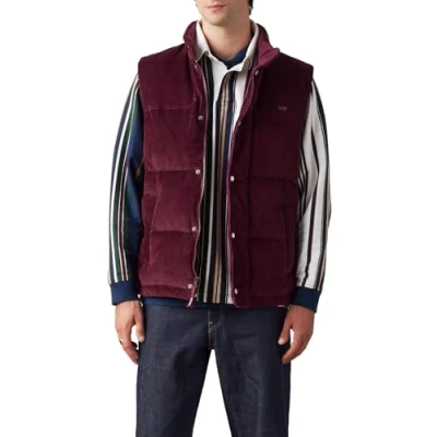 Image of Levi&#039;s Rockridge Waistcoat, Men&#039;s, Size: Large, Fig purple