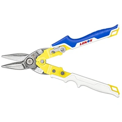 Image of LENOX TOOLS Pliers, Straight Avitation Snips, with Durable Grip (LXHT14340​)