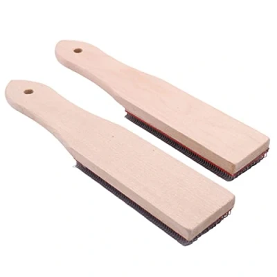 Image of File Card Brush Steel Cleaner Remove Chip Metal Cleaning 8.26 Inch Length, 2 Pieces