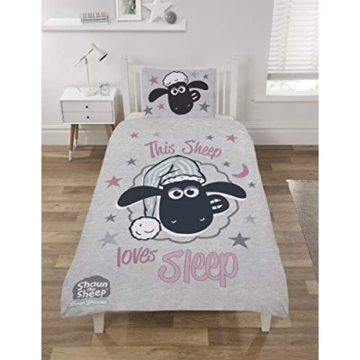 Image of Shaun The Sheep Duvet Set, Polycotton, Multi, Single