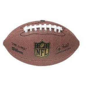 Image of Wilson NFL Junior Micro Official American Football Soft Grip Game Ball rrp£10