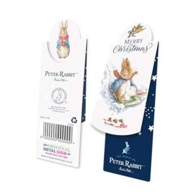 Image of Beatrix Potter Peter Rabbit Magnetic Bookmark Sledging