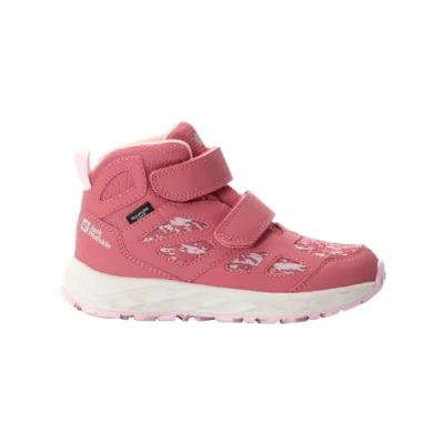 Image of Jack Wolfskin Woodland 2 Texapore Mid Vc K Walking Shoe, Soft Pink, 8 UK