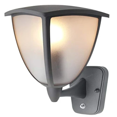 Image of Long Life Lamp Company Dusk Till Dawn Sensor Wall Light External Outdoor Garden Lantern ZLC329 DTD