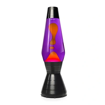 Image of MATHMOS Astro Vinyl Lava Lamp The Original Violet/Orange