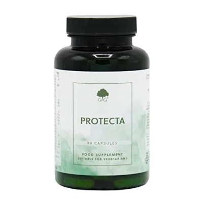 Image of Protecta Immune Formula Supplement 90 Vegetarian Capsules Contributes Towards The Normal Function of System Vitamin A, B, C, D Mineral Complex G&amp;G Vitamins