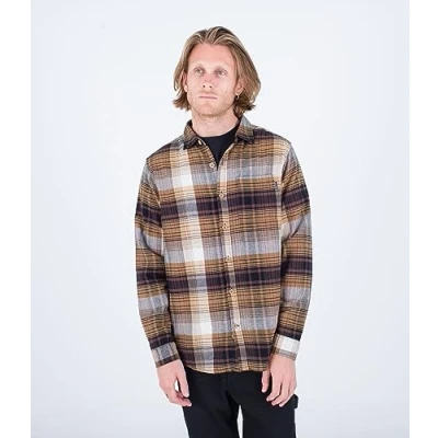Image of Long sleeve shirt men Portland Organic Flannel