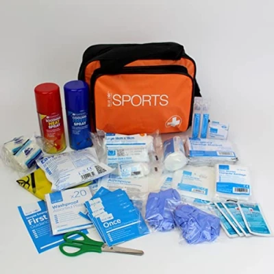 Image of Astroturf Team Sports First Aid Kit. Highly Visible Pitchside Medical Bum Bag.