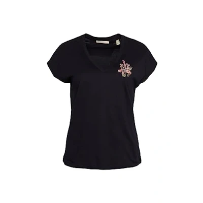 Image of ESPRIT Women&#039;s 043cc1k322 T Shirt, 400/Navy, XXS
