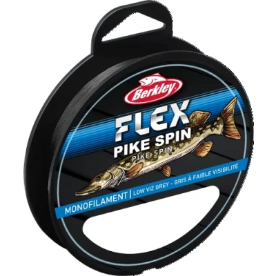 Image of Berkley Flex Pike Spin, Fishing Line, Monofilament, Predator Fishing, Pike, Unisex, Transparant Grey, 0.25mm 4.8kg 11lb 300m 330yd