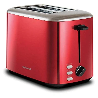 Image of Morphy Richards 222066 Equip 2 slice toaster Red