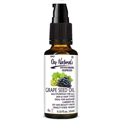 Image of Oxy Natural Pure &amp; Cold Pressed Grape Seed Oil Versatile Carrier for Skin and Hair