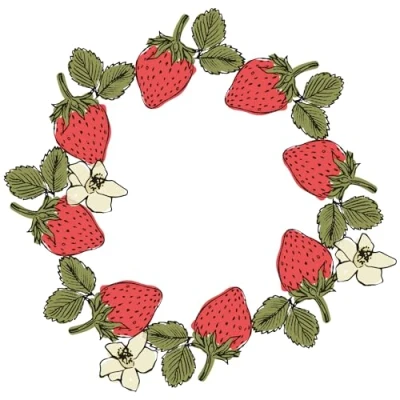 Image of Sizzix™ Clear Stamps Set 19PK Botanical Fruit by Lisa Jones