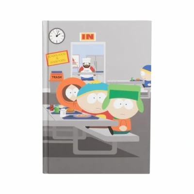Image of South Park DIN A5 notebook, 120 lined pages for notes &amp; co., all fans of
