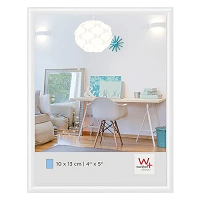Image of walther Design Picture Frame White 10 x 13 cm New Lifestyle Plastic KV113W