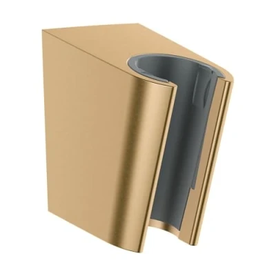 Image of Hansgrohe 28331140 Shower Holder Porter S Brushed Bronze, 3.7x5x5.3 cm