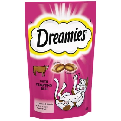 Image of Dreamies Cat Treats with Beef 60g