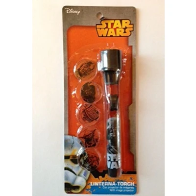 Image of Disney Star Wars Children&#039;s Kids Projector Torch with 5 Discs