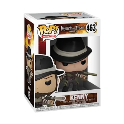 Image of Funko POP! Vinyl: Animation: Attack on Titan : Kenny Collectable Vinyl Figure Gift Idea Official Merchandise Toys for Kids &amp; Adults Anime Fans Model Collectors and Display
