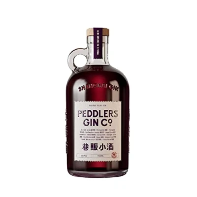 Image of Peddlers Salted Plum Gin 70cl, 25% ABV infused aged in Oloroso sherry casks Proudly Made China