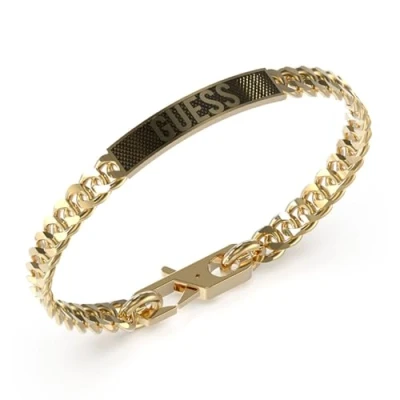 Image of Guess Jewellery Man Bracelet JUXB03214JWYGBKS Brand, one size, Non Precious Metal, No Gemstone
