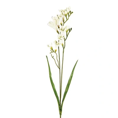 Image of FloristryWarehouse Artificial Freesia Spray Cream 6 Stems 69cm/27 Inches