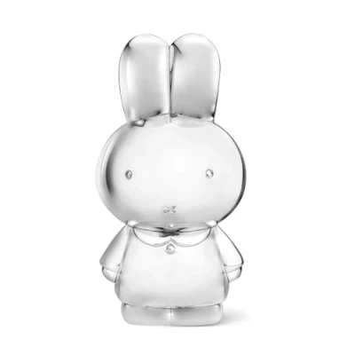 Image of Zilverstad Money Box Miffy XL, Zinc, Silver, 84x95x177mm