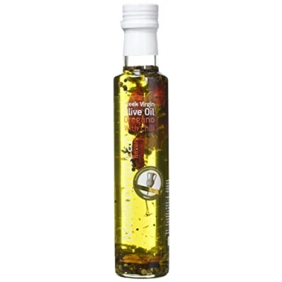 Image of Nature Blessed Mediterranean Flavour Greek Extra Virgin Olive Oil with Oregano and Chili 250 ml