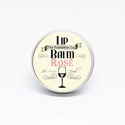 Image of Rosé Wine Lip Balm by The Prohibition Co. 15ml Tin