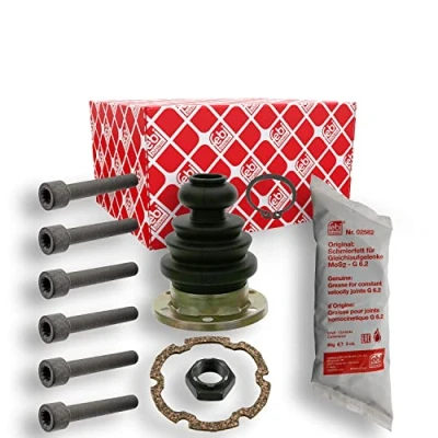 Image of 443498201A CV Boot FEBI BILSTEIN 03626 Rubber AUDI: A6 C4 Avant, Saloon, 100 C3 Saloon