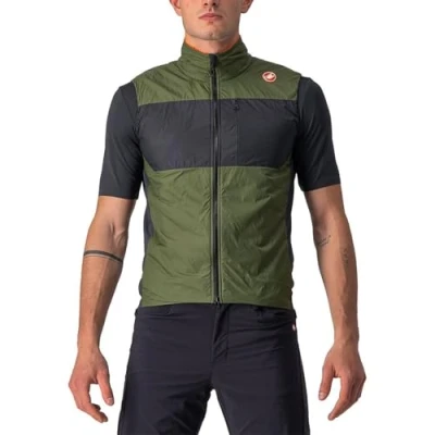 Image of CASTELLI 4522010 421 UNLIMITED PUFFY vest Men&#039;s Sports BORDEAUX/BLACK L