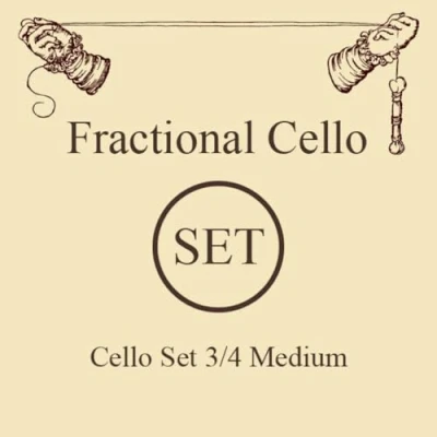 Image of Larsen Cello Strings Original Fractional small sizes set 3/4 Medium