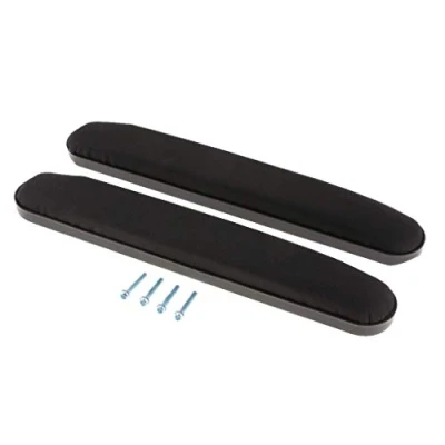 Image of PU Armrest Foam Padded Cushion Replacement for Wheelchair,Full Length 33cm 1 Pair (Oxford Cloth)