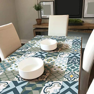 Image of Ambiance Sticker Self Adhesive Furniture and Tables Tile Stickers for Kitchen Living Room Decoration Hectorio Pack of 60 15 x cm